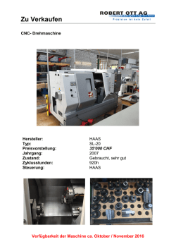 Haas SL-20 -  - Robert Ott AG, CNC