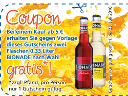 Gutschein Downloaden. Mitbringen.