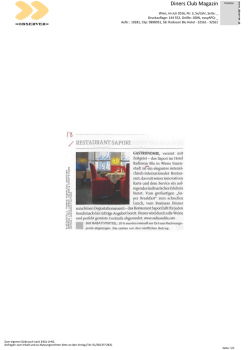 Diners Club Magazin