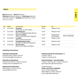 Linie 2 - Theater und Orchester Heidelberg