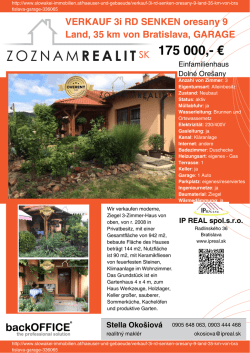 Druck - Immobilien der Slowakei