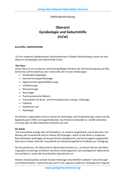 PDF Oberärztin/Oberarzt Gynäkologie
