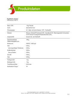 Eigelbfarbe dunkel Basis VPE: 1 Kg Flasche EAN: 4012447013341