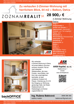 Druck - Immobilien der Slowakei
