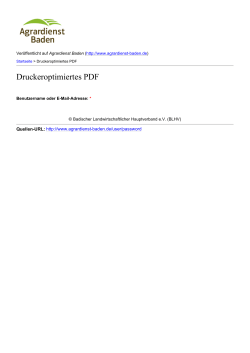 Druckeroptimiertes PDF - Agrardienst Baden GmbH