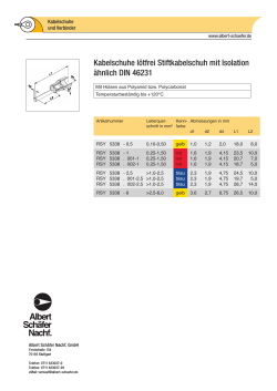 Kabelschuhe lötfrei Stiftkabelschuh mit Isolation ähnlich DIN 46231