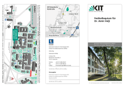 Festkolloquium f&uuml;r Dr. Amin Velji - IFKM