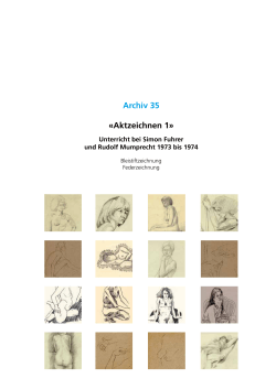 Archiv 35 «Aktzeichnen 1»