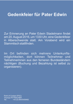 Pater Edwin In Memoriam Text V 11 07 2016