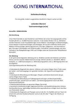 PDF Oberärztin/Oberarzt für Gastroenterologie