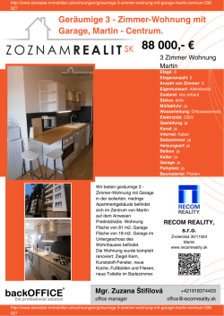 Druck - Immobilien der Slowakei