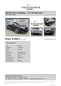 Preis: 8.400 € MwSt. ausweisbar