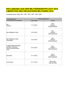 entlassung aus der militärdienstpflicht 2016 liberation des