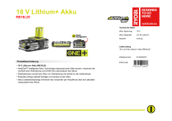 18 V Lithium+ Akku