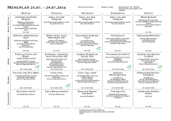 Menu PDF - Personalrestaurant VIVA