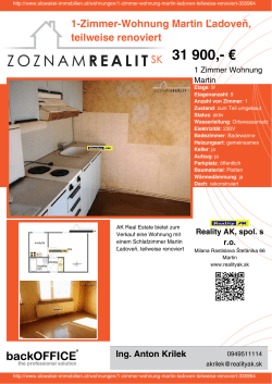 Druck - Immobilien der Slowakei
