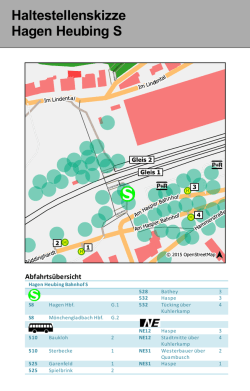 Haltestellenskizze Hagen Heubing S