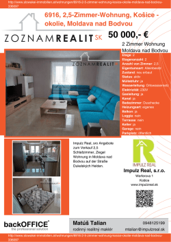 Druck - Immobilien der Slowakei
