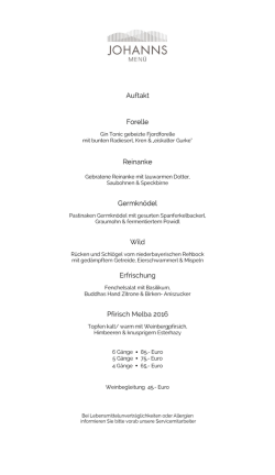 Abends - Restaurant Johanns
