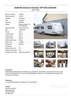 Dethleffs Exklusiv Emotion VIP 675V Dethleffs