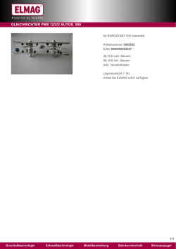 Gleichrichter PMS 12/2/2 Autos. 500