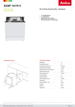 EGSP 14170 V - Amica International GmbH