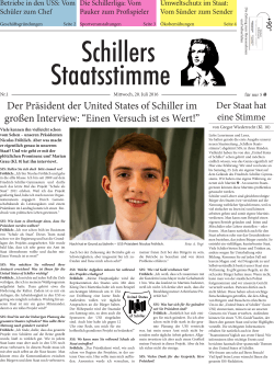 Schillers Staatsstimme (Zeitung) Ausgabe 1 - Friedrich