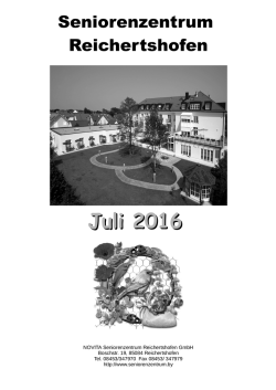 Juli 2016 - Seniorenzentrum