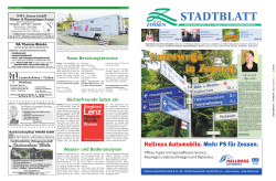 stadtblatt - Stadt Zossen