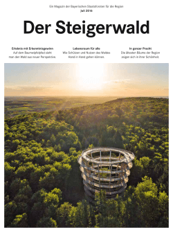 Der Steigerwald - Bayerische Staatsforsten