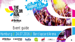 Event guide - The Color Run