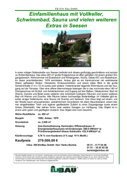 Einfamilienhaus mit Vollkeller, Schwimmbad