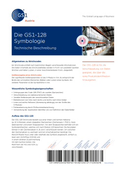 Kurzinfo GS1-128