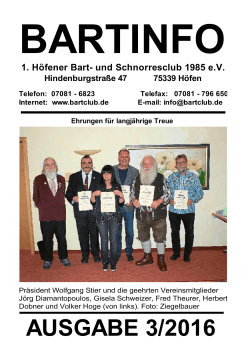 bartinfo - 1. Höfener Bart- und Schnorresclub 1985 e.V.