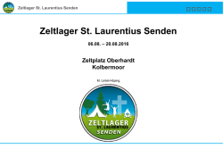 Zeltlager St. Laurentius Senden