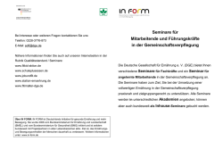 Informationsflyer.