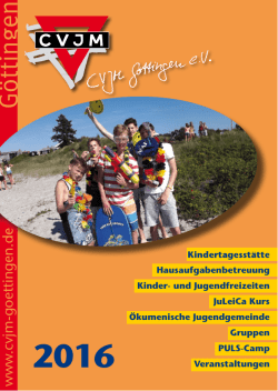 Jahresheftchen 2016