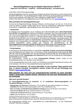 finden Sie die aktuellen Informationen und Anmeldeunterlagen zur