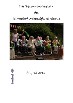 08/2016 - Birkenhof Wohnstift Kirchrode
