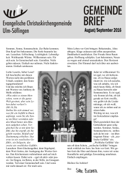 - Evangelische Christuskirchengemeinde Ulm