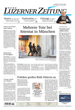 Mehrere Tote bei Attentat in München - lu-wahlen.ch