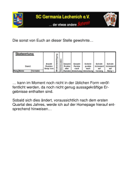 Jahreswertung 2016