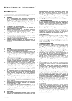 Einkaufsbedingungen