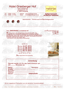 Brunch - Grasberger Hof