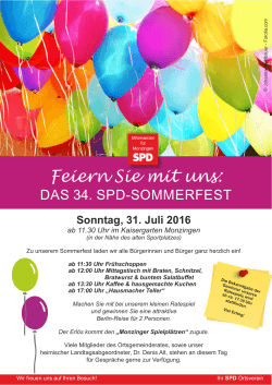 Flyer! - SPD Ortsverein Monzingen
