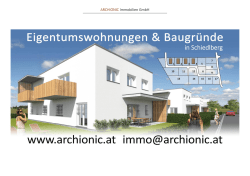 HauSHOCH3 Schiedlberg, Zehetner Gr&uuml;nde
