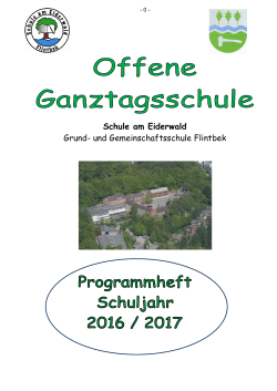 Schule am Eiderwald Grund- und Gemeinschaftsschule Flintbek
