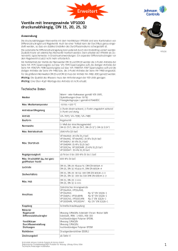 VP1000 - Johnson Controls