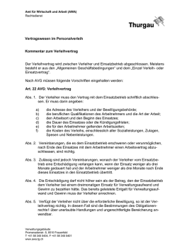 Vertragswesen im Personalverleih Kommentar zum Verleihvertrag