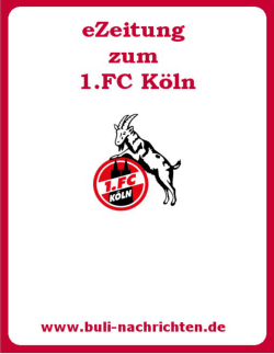 1.FC Köln - eZeitung von buli-nachrichten.de [Mi, 27 Jul 2016]